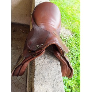Selle cuir mixte/randonnée