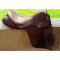 Selle cuir mixte/randonnée