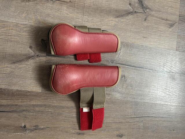 guêtres rouge