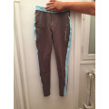Pantalon équitation bleu et gris Fouganza