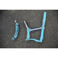 licol vert turquoise avec longe taille cheval