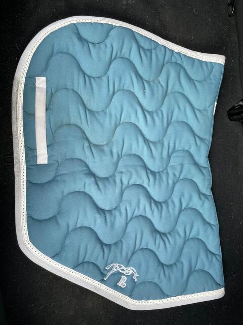 Tapis Peneloppe Bleu canard/blanc