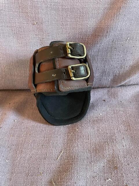guêtres en cuir poney