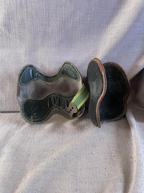 guêtres en cuir cheval