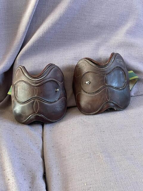 guêtres en cuir cheval