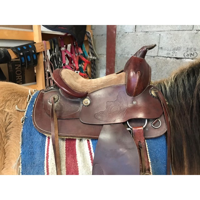 Selle western poney