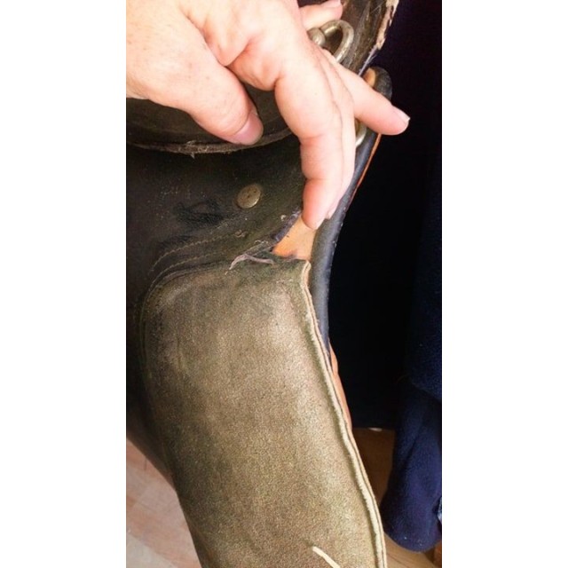 selle de randonnée ancienne