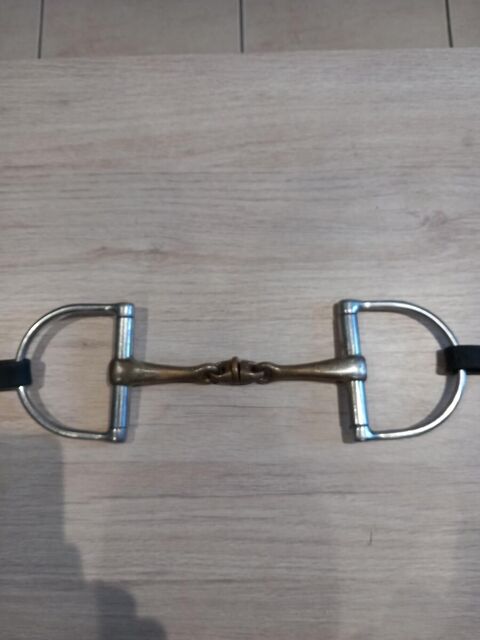 MORS VERDUN DOUBLE BRISURE ALLIAGE + RENES CAOUTCHOU NOIRES
