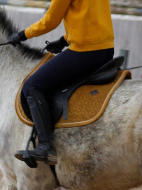 Tapis Kentucky velvet jaune moutarde