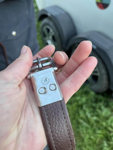 Étrivières Bates Saddles marrons taille 160