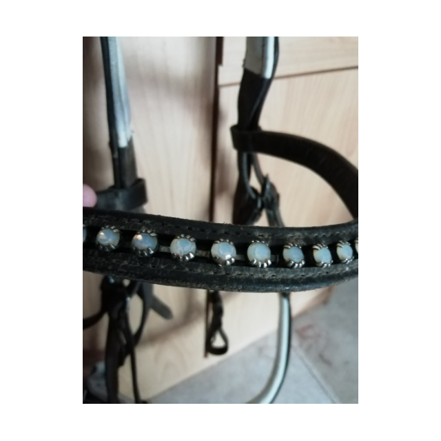 Filet Wembley marron et blanc taille cob/cheval