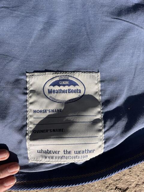 Couvre rein WeatherBeeta bleu