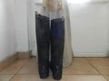 bottes en cuir noir