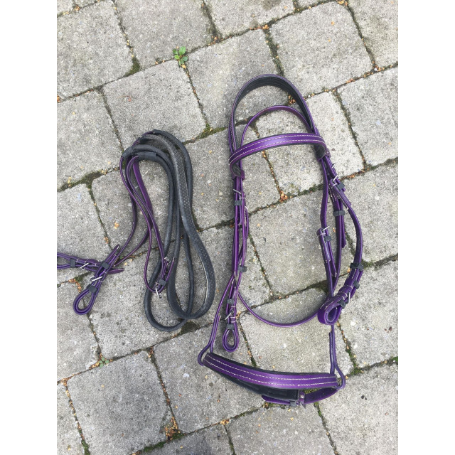 Bridon filet pvc violet