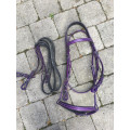 Bridon filet pvc violet