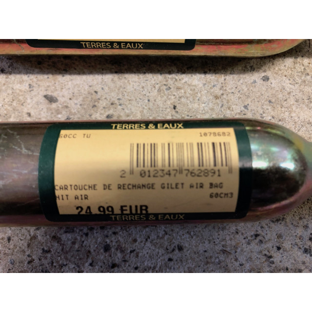 Cartouche gilet airbags