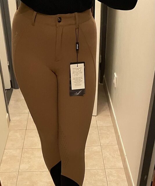 Pantalon équitation Equiline Donna taille haute neuf avec étiquette 36