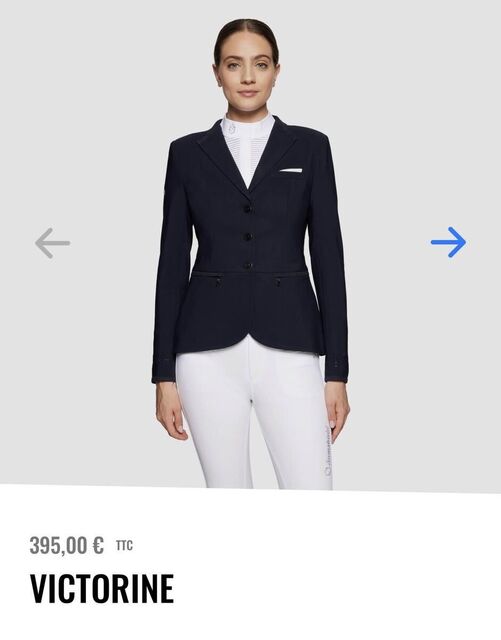 Veste de concours SAMSHIELD bleu Marine T36