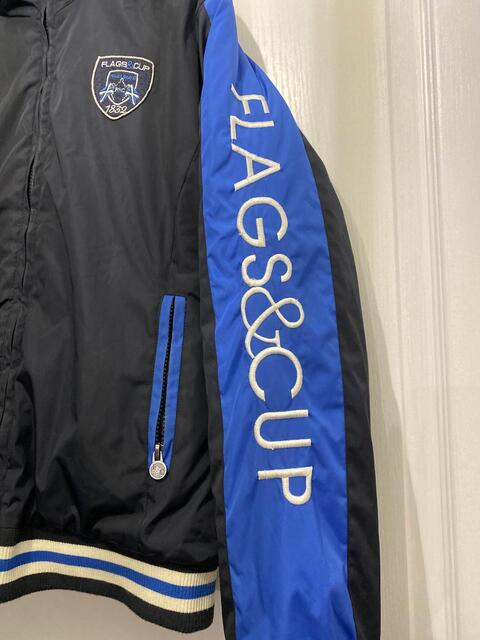 veste Flags and Cup noire et bleue