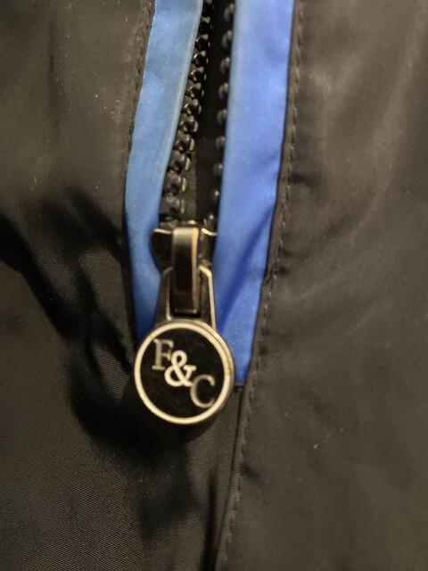 veste Flags and Cup noire et bleue