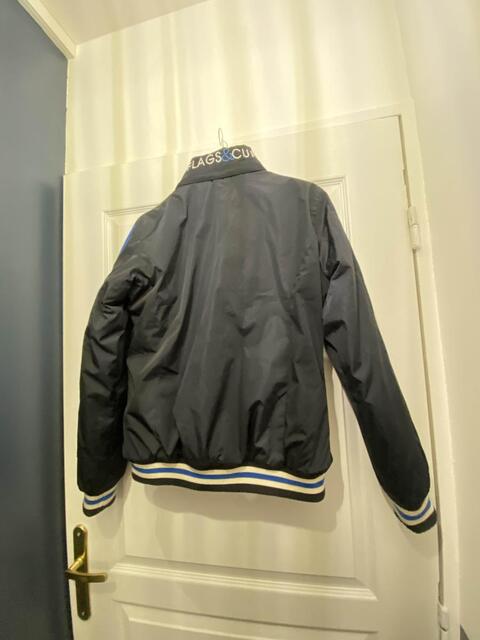 veste Flags and Cup noire et bleue
