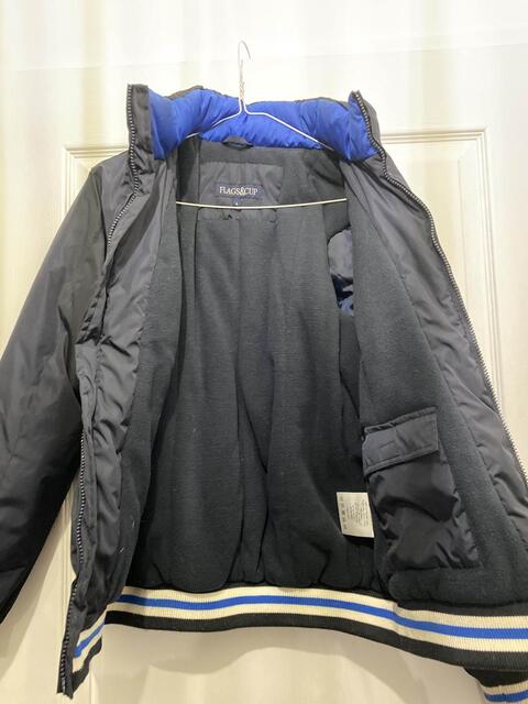 veste Flags and Cup noire et bleue