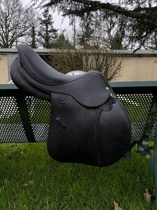 Selle Eric Thomas noire Elite 17’5