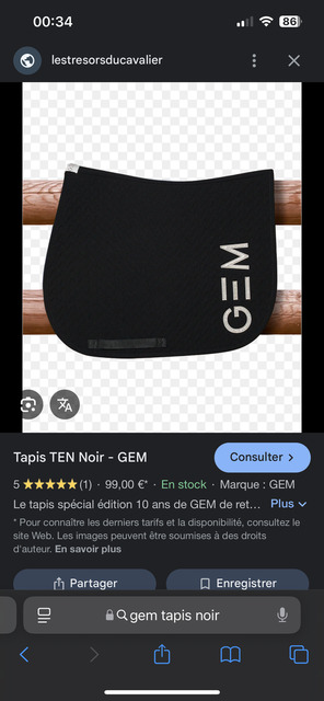 recherche 2 tapis gem