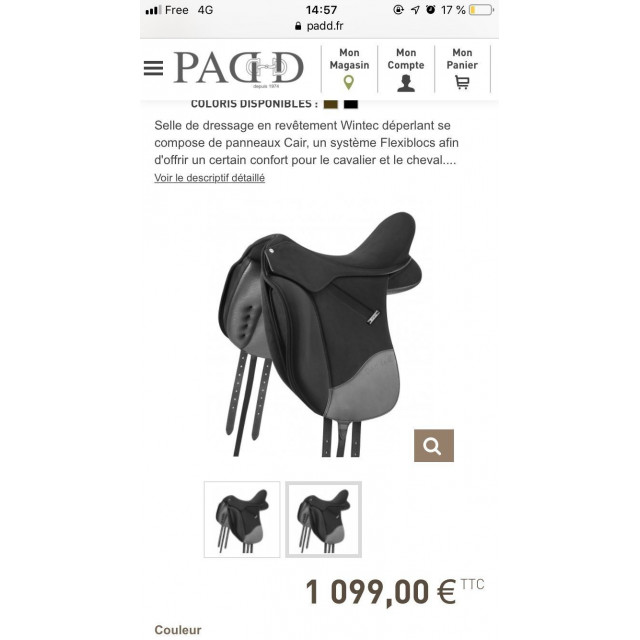 Selle wintec Isabell Werth