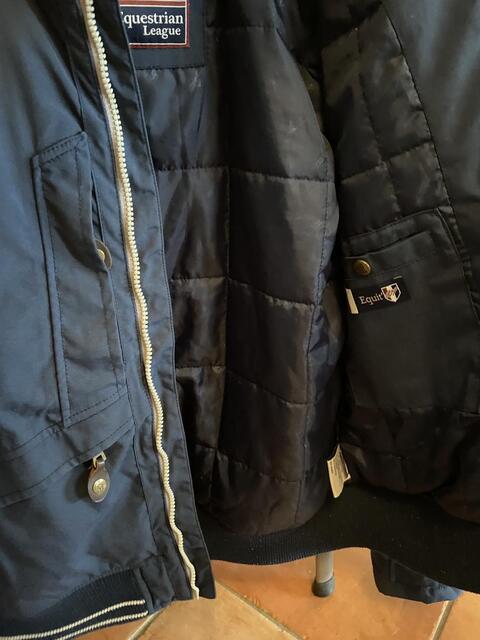 Veste Equestrian League bleu marine