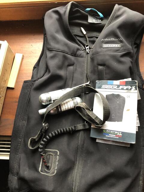 gilet air bag equitation