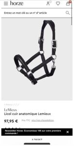 Licol en cuir