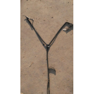 Collier de chasse élastiqué noir