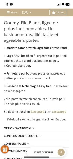 Polo Concours Femme Alexandra Lederman