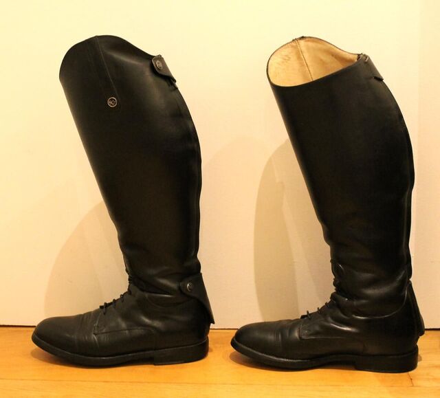 Bottes d'équitation Soubirac - CENTAURE bout rond cousu GY Noir