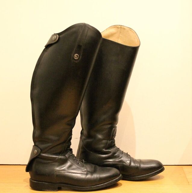 Bottes d'équitation Soubirac - CENTAURE bout rond cousu GY Noir