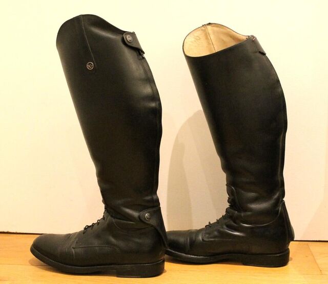 Bottes d'équitation Soubirac - CENTAURE bout rond cousu GY Noir