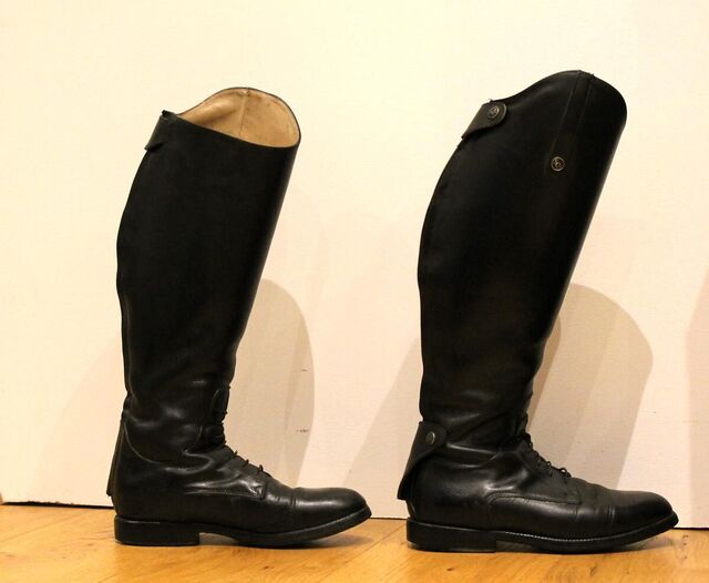 Bottes d'équitation Soubirac - CENTAURE bout rond cousu GY Noir