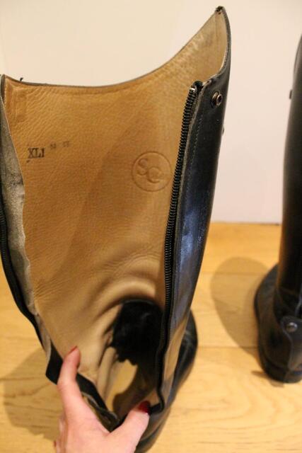 Bottes d'équitation Soubirac - CENTAURE bout rond cousu GY Noir