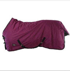 Couverture 200 gr Epplejeck bordeaux taille 135cm
