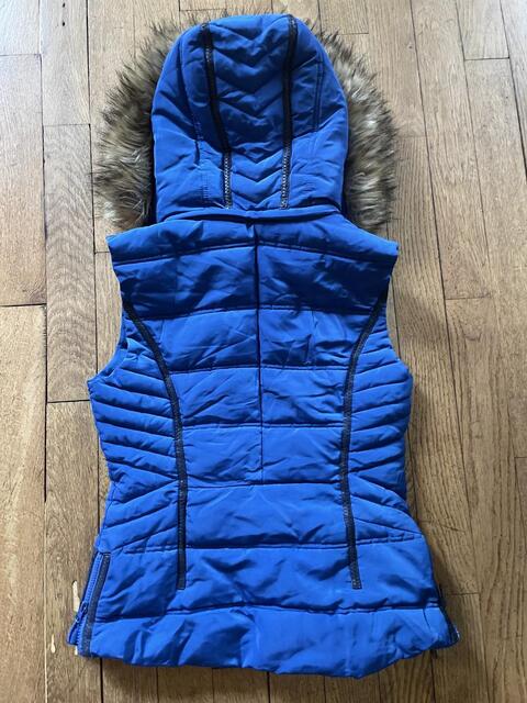 Doudoune Hervé Godignon taille S bleu sans manche