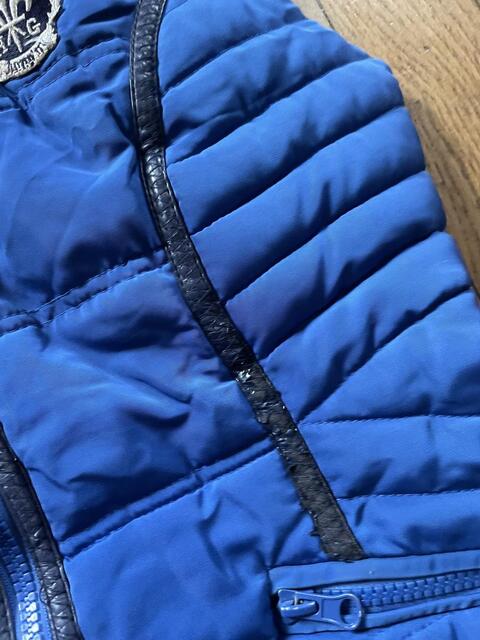Doudoune Hervé Godignon taille S bleu sans manche