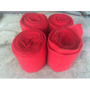 Bandes de polo rouges