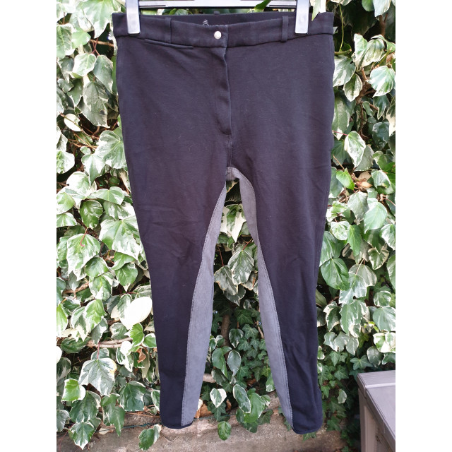 Pantalon noir/gris
