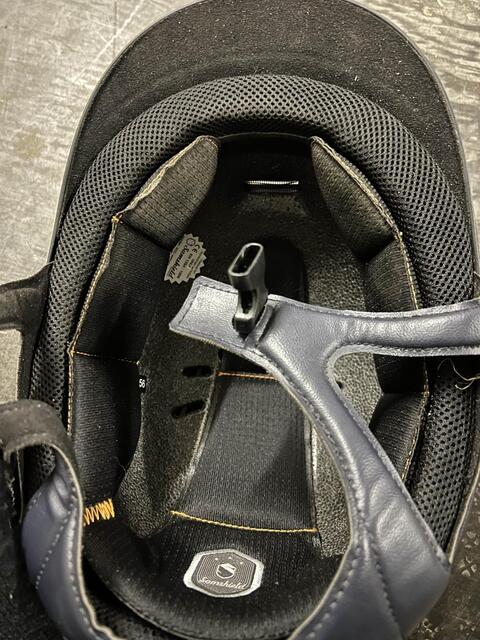 Casque Samshield bleu mat