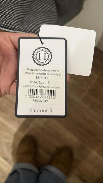 Doudoune pied de poule Harcour