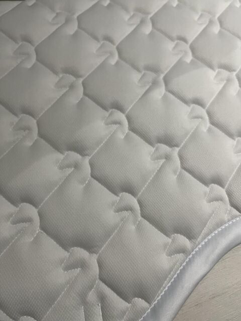 tapis blanc/rose