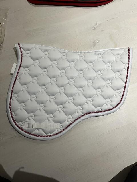 tapis blanc/rose