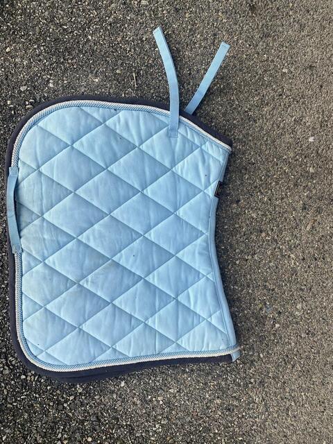 tapis de dressage bleu