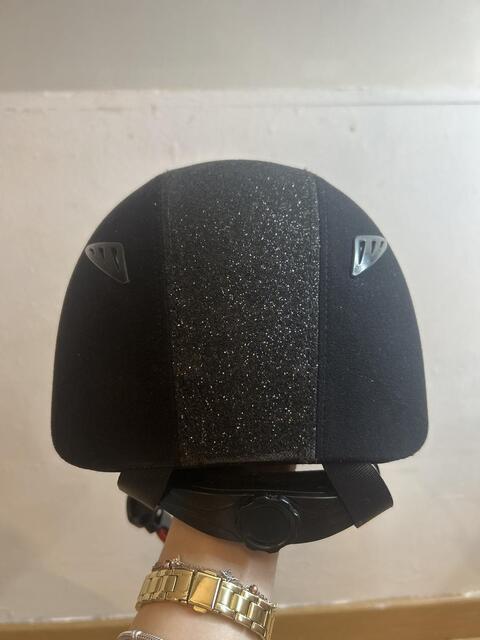 Casque équitation, paillettes , marque Chopin